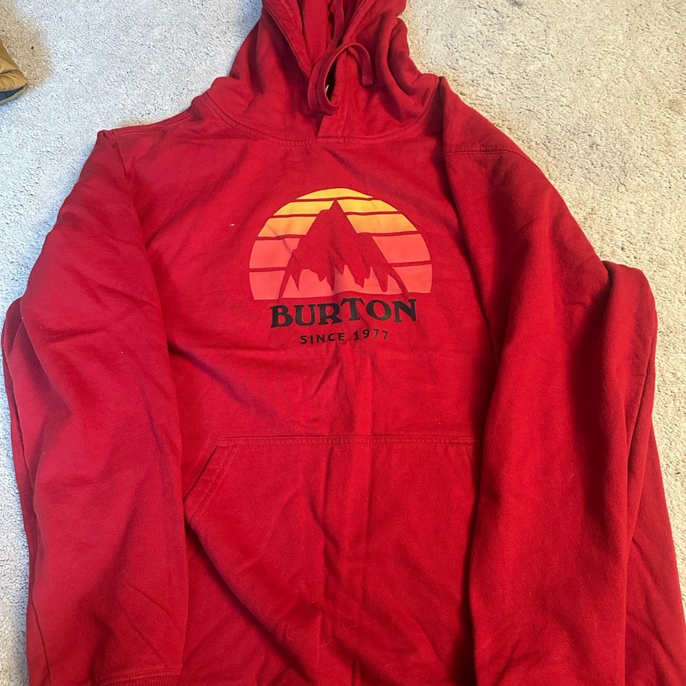 Burton Sunset Red Hoodie